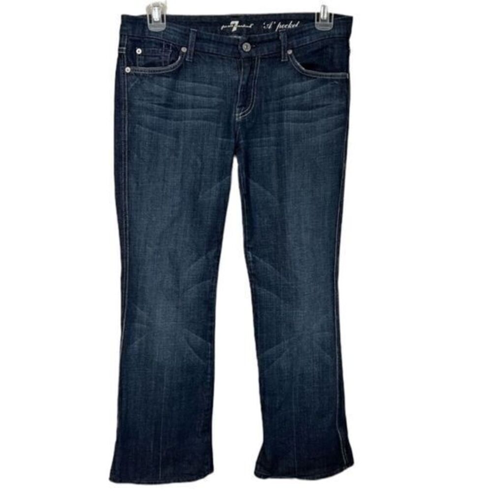 7 for All Mankind‎ Women's A Pocket Bootcut Jeans Blue Size 30